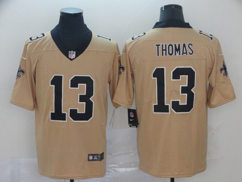 Men New Orleans Saints #13 Thomas Yellow 2019 Vapor Untouchable Nike Inverted Legend NFL Jerseys->baltimore ravens->NFL Jersey